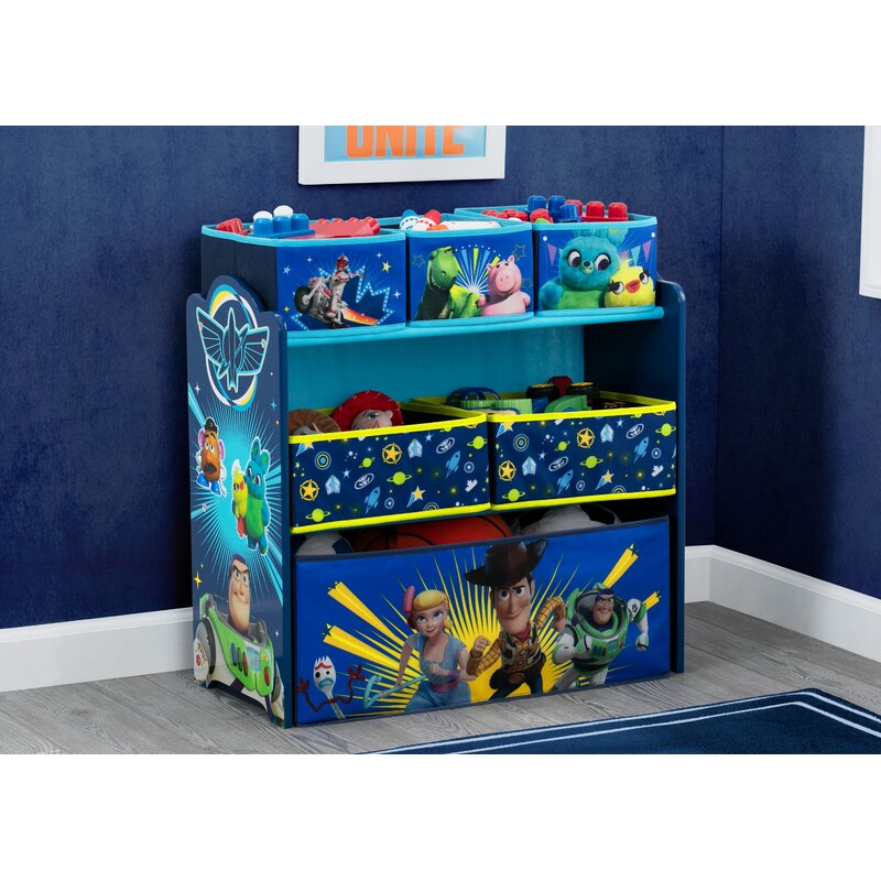 toy story toy organizer with 9 bins